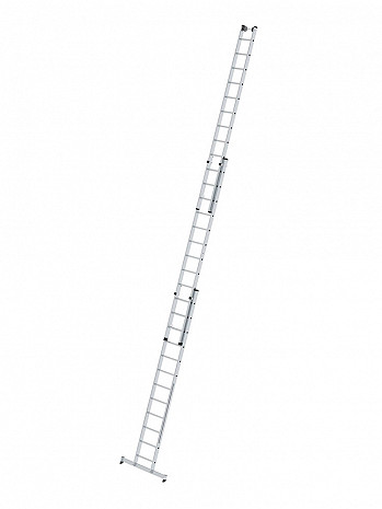 MUNK Günzburger Mehrzweckleiter mit nivello-Traverse / 3x12 Sprossen