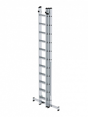 MUNK Günzburger Mehrzweckleiter mit Nivello-Traverse 3x11