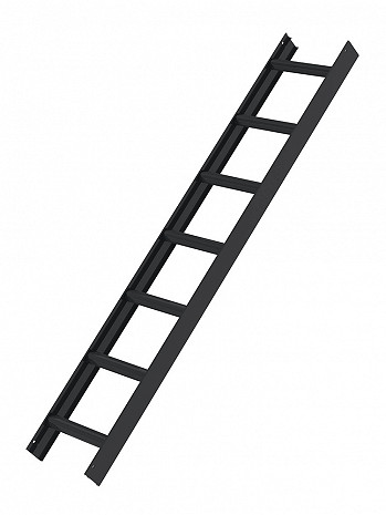 MUNK Günzburger Dachleiter Anthrazitgrau / Länge: 1,96 m / 7 Sprossen