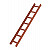 MUNK Günzburger Dachleiter Rotbraun / Länge: 1,96 m / 7 Sprossen