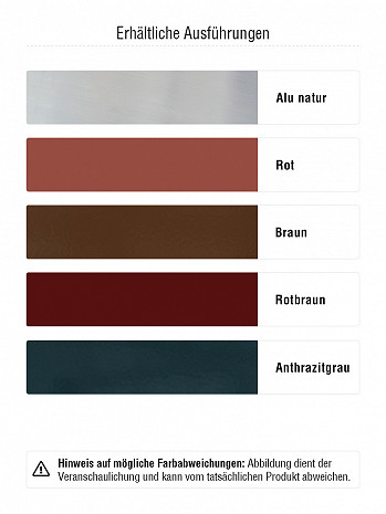 MUNK Günzburger Dachleiter Rot / Länge: 2,80 m / 10 Sprossen