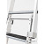 MUNK Günzburger Stufen-Glasreinigerleiter mit clip-step R13 / Einzelteil: Oberteil mit Laufrolle / 4 Stufen / gemäß TRBS 2121-2