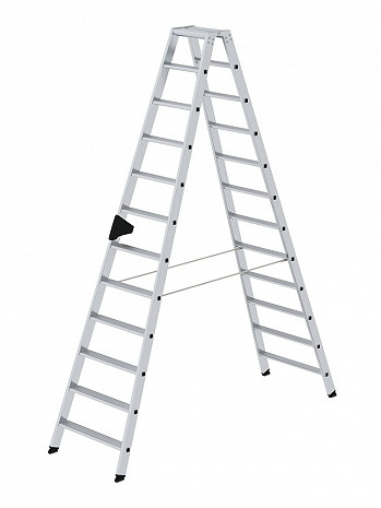 MUNK Günzburger Doppel-Stehleiter / 2x12 Stufen / gemäß TRBS 2121-2