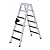 MUNK Günzburger Doppel-Stehleiter mit clip-step R13 / 2x6 Stufen / gemäß TRBS 2121-2