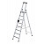 MUNK Günzburger Stufen-Stehleiter einseitig begehbar / 8 Stufen / gemäß TRBS 2121-2