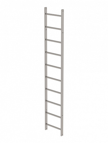 MUNK Günzburger Steigleiterteil 2,80 m - 10 Sprossen / Material: Edelstahl