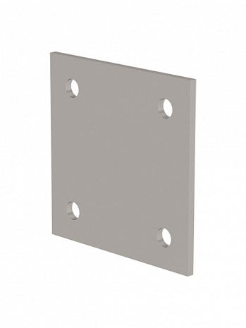 MUNK Günzburger Grundpodest / Fläche: 800 x 800 mm / Material: Stahl verzinkt