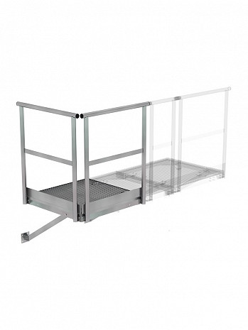 MUNK Günzburger Grundpodest / Fläche: 1000 x 1000 mm / Material: Stahl verzinkt