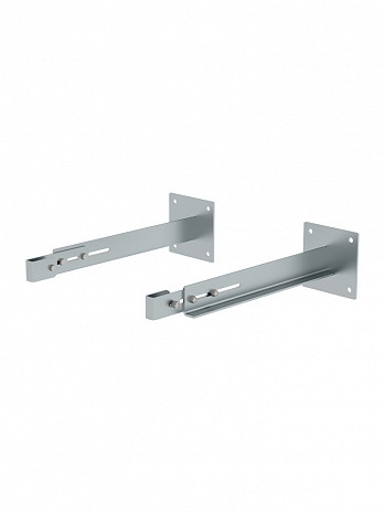 MUNK Günzburger Sonderwandhalter 600-700 mm für Steigleitern / Material: Stahl verzinkt / 2er-Set