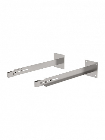 MUNK Günzburger Sonderwandhalter 800-900 mm für Steigleitern / Material: Edelstahl / 2er-Set