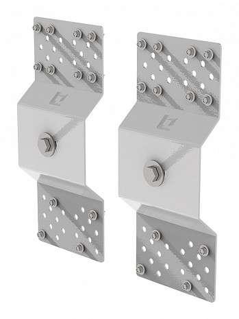 MUNK Günzburger Wandhalter für Blechfassade / Material: Edelstahl / 2er-Set