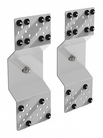 MUNK Günzburger Wandhalter für Blechfassade / Material: Edelstahl / 2er-Set