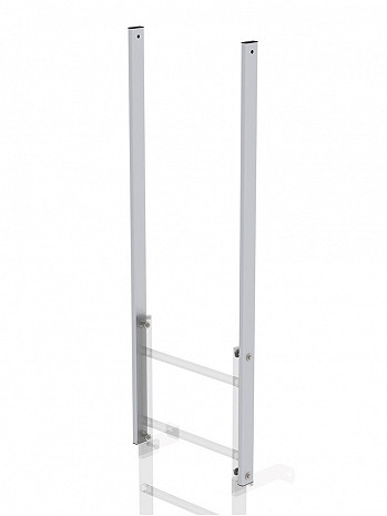 MUNK Günzburger Ausstiegsholm gerade / Material: Aluminium eloxiert