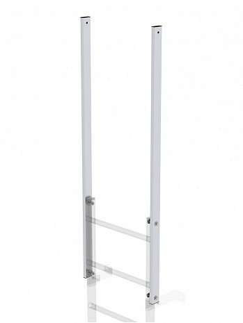 MUNK Günzburger Ausstiegsholm gerade / Material: Aluminium blank