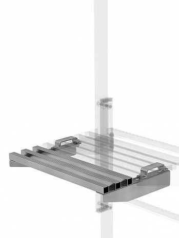 MUNK Günzburger Ausstiegstritt Erweiterung / Breite: 505 mm / Material: Stahl verzinkt