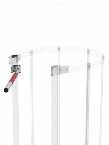 MUNK Günzburger Sicherungsschranke / Material: Aluminium blank