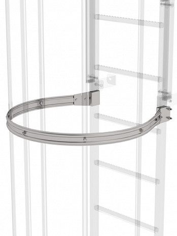 MUNK Günzburger Rückenschutzbügel Ø 700 mm für Steigleitern / Material: Edelstahl