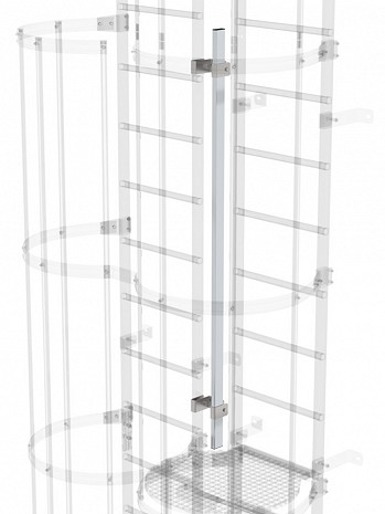 MUNK Günzburger Sicherungsstrebe für versetzte Ausführung / Material: Aluminium blank