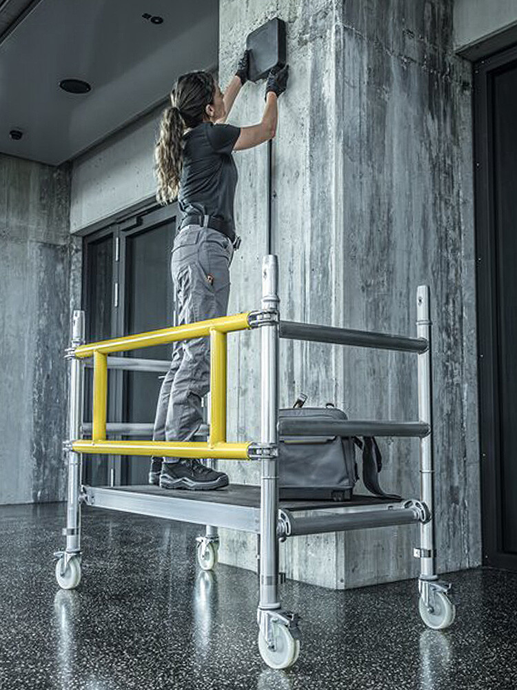 MUNK Günzburger Montageplattform, fahrbar | AH 2,97 m