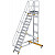 MUNK Günzburger Plattformtreppe 60 Grad, fahrbar - 14 Stufen / Stufenbreite: 0,60 m