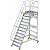 MUNK Günzburger Plattformtreppe 60 Grad, fahrbar - 12 Stufen / Stufenbreite: 1,00 m