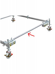 HYMER Längstraverse Länge 2,95 m - für Fahrgerüste SC 60 + SC 80 HYMER Längstraverse Länge 2,95 m - für Fahrgerüste SC 60 + SC 80