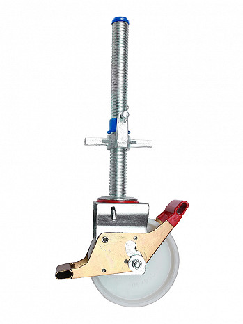 HYMER Lenkrolle mit Spindel Ø 200 mm, höhenverstellbar