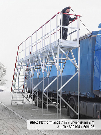 HYMER Enteisungsbühne ARCTICA  | Plattformlänge 7,00 m inkl. gratis Eis- und Schneeschieber