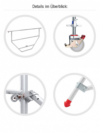 HYMER Fahrgerüst 7070 Advanced Safe-T AH 7,27 m