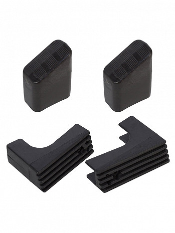 Hailo Fuß-Set (4 Stück) Stütz- & Steigholm, Farbe: schwarz 9913111