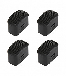 Hailo Fuß-Set (4 Stück) Stütz- & Steigholm, Farbe: schwarz Hailo Fuß-Set (4 Stück) Stütz- & Steigholm, Farbe: schwarz