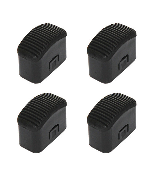 Hailo Fuß-Set (4 Stück) Stütz- & Steigholm, Farbe: schwarz