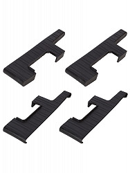 Hailo Set Stufenseitenteile (2 x links, 2 x rechts), Farbe: schwarz 9915511 Hailo Set Stufenseitenteile (2 x links, 2 x rechts), Farbe: schwarz 9915511