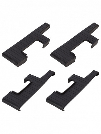 Hailo Set Stufenseitenteile (2 x links, 2 x rechts), Farbe: schwarz 9915511