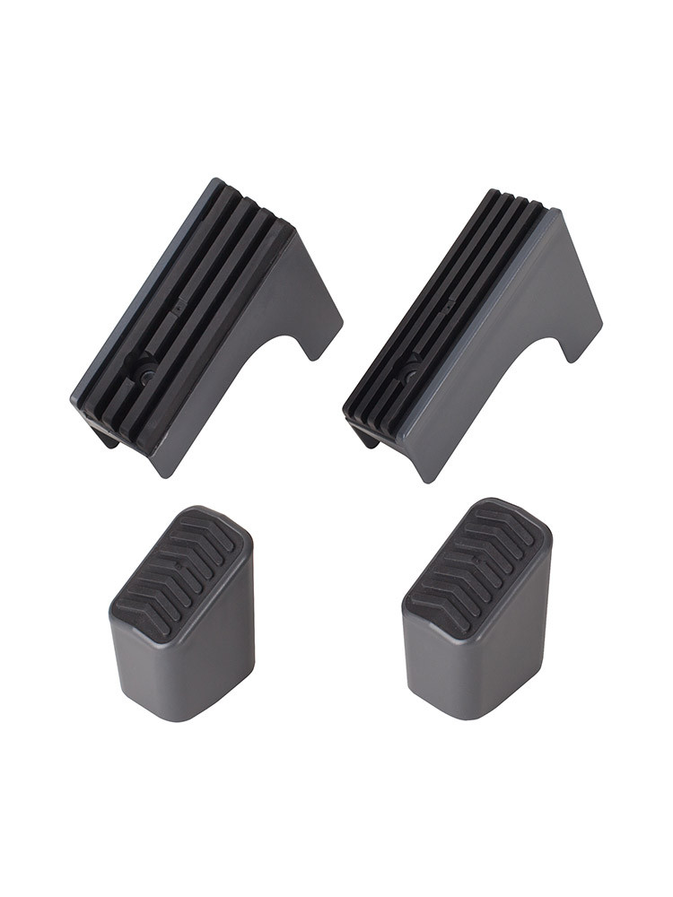 Hailo Fuß-Set (4 Stück) Stütz- & Steigholm, Farbe: schwarz 9923501