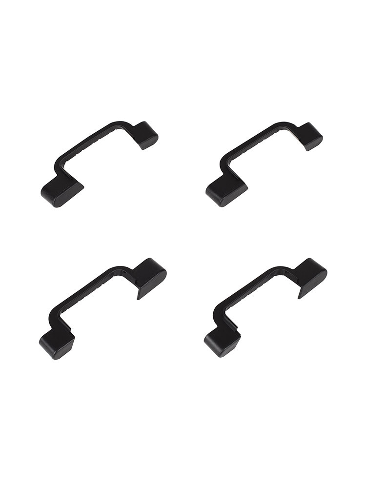 Hailo Set Stufenseitenteile (4 Stück), Farbe: schwarz 9925001