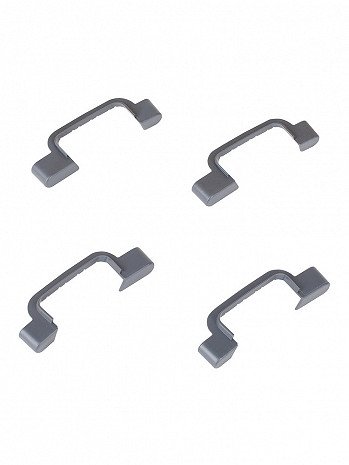 Hailo Set Stufenseitenteile (4 Stück), Farbe: grau 9969001