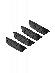 Hailo Set Führungsteile (4 Stück), Farbe: signalschwarz Hailo Set Führungsteile (4 Stück), Farbe: signalschwarz