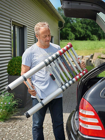 Hailo Teleskopleiter FlexLine 11 Sprossen