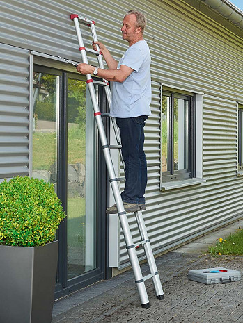 Hailo Teleskopleiter FlexLine 11 Sprossen