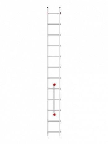 Hailo S60 ProfiStep uno - Alu-Anlegeleiter 12 Sprossen