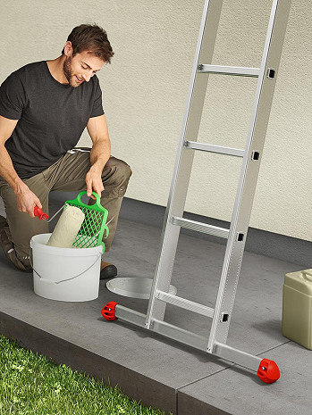 Hailo S60 ProfiStep uno - Alu-Anlegeleiter 12 Sprossen