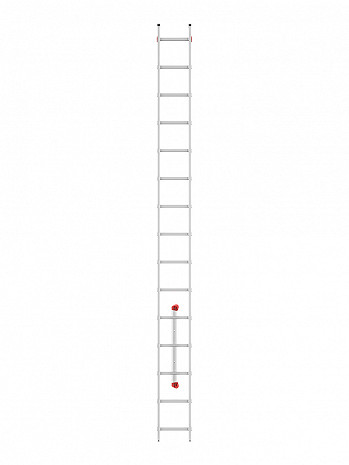 Hailo S60 ProfiStep uno - Alu-Anlegeleiter 15 Sprossen