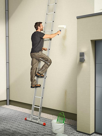 Hailo S60 ProfiStep uno - Alu-Anlegeleiter 15 Sprossen