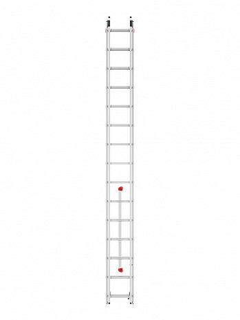 Hailo S80 ProfiStep duo - Alu-Schiebeleiter 2x15 Sprossen