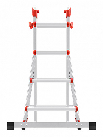 Hailo M80 - Alu-Multifunktionsleiter 4x4 Sprossen