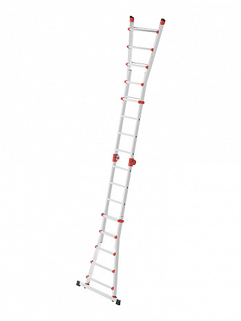 Hailo M80 - Alu-Multifunktionsleiter 4x5 Sprossen