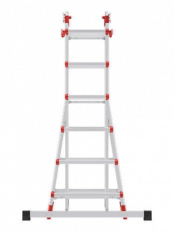 Hailo M80 - Alu-Multifunktionsleiter 4x6 Sprossen