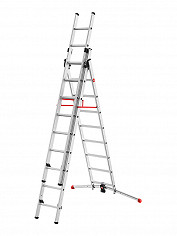 Hailo S100 ProfiLOT - Kombileiter 2x9 + 1x8 Sprossen