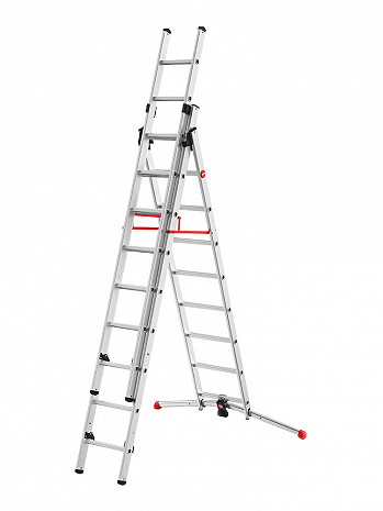 Hailo S100 ProfiLOT - Kombileiter 2x9 + 1x8 Sprossen